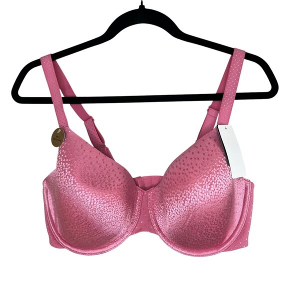 Wacoal Womens Pink Bra US 36DDD Underwire Back Appeal t-shirt bra 853303 - Picture 1 of 6